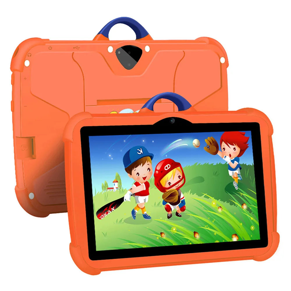 Tablette 7 pouces pour enfants, version internationale, 5G, double caméra BOW, Wi-Fi 5G, quadruple cœur, 4 Go de RAM, 64 Go de ROM, cadeaux pour enfants, 4 000 mAh