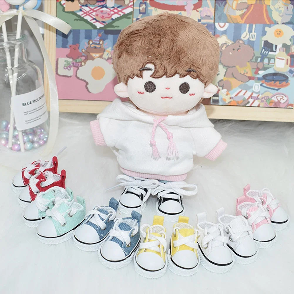 Labubu 17cm Cotton Dolls Shoes Toys Casual Sports Shoes Dolls Accessories for Labubu Outfits