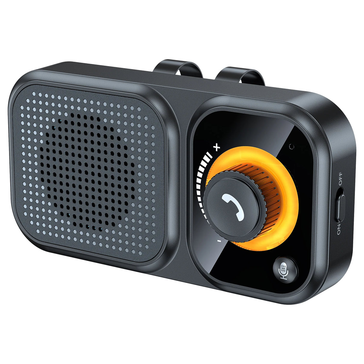 Kit mains libres Bluetooth 5.4 pour voiture, clip pare-soleil, récepteur audio sans fil, haut-parleur, lecteur de musique MP3 stéréo sans fil