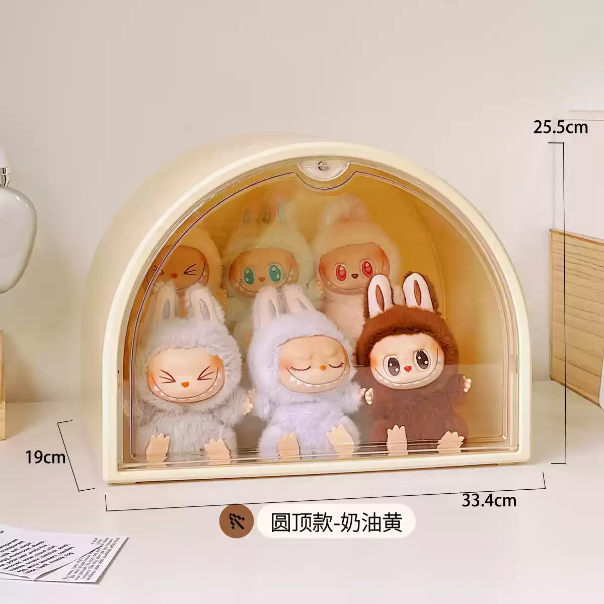 Labubu Display Box Cabinet Box Dustproof And Moisture-Proof Blind Box Toy Doll Display Stand Transparent Acrylic Storage Box