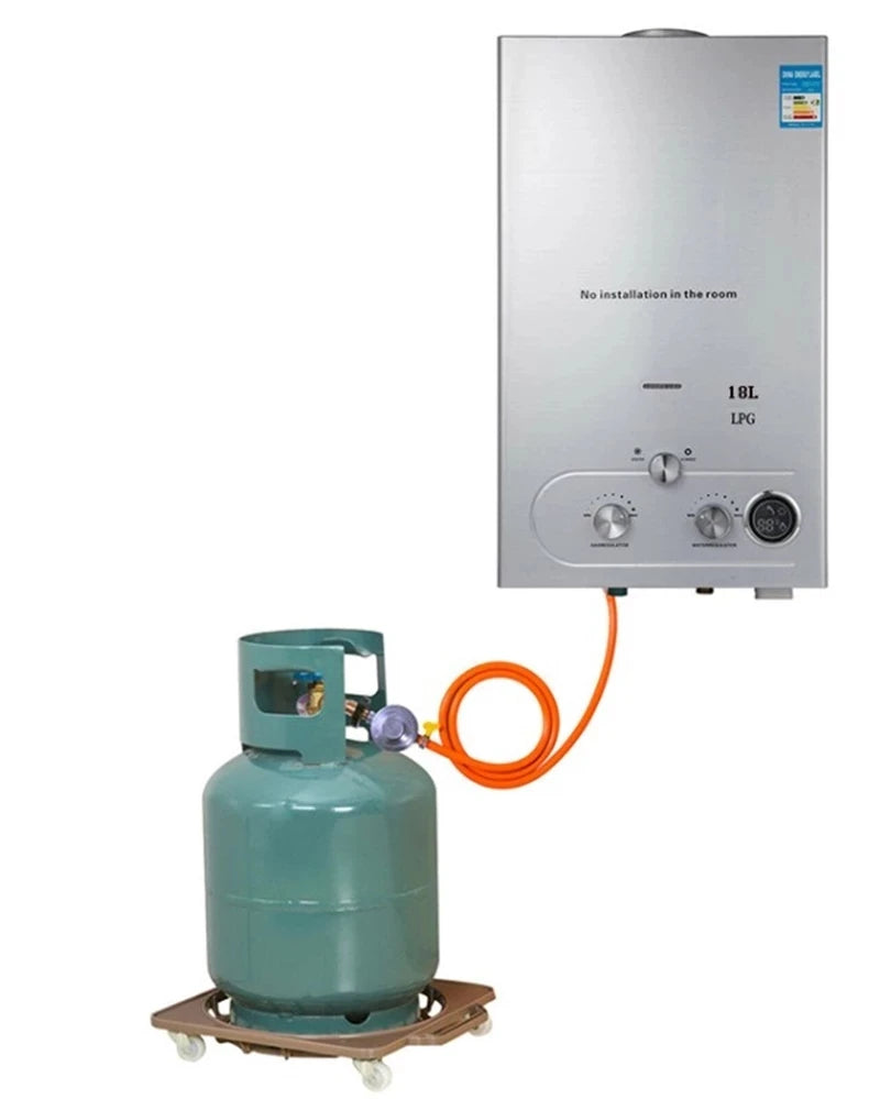 Chauffe-eau instantané au propane 6 L/8 L/10 L/12 L/16 L/18 L en acier inoxydable, chauffe-eau instantané au gaz de pétrole liquéfié 36 kW