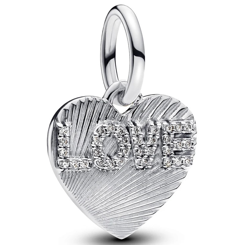 Pendentif Saint-Valentin en argent 925, motif serpent, adapté aux bracelets originaux en argent sterling 925 pour femmes, bijoux à faire soi-même, cadeau