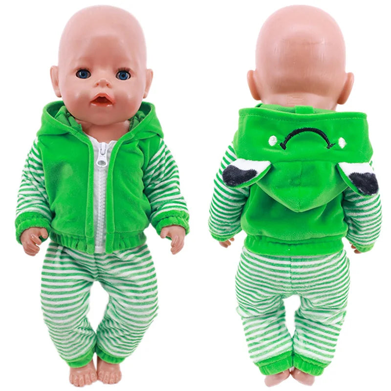 Doll Baby Clothes Kittys Kitten Cat Cartoon Dress Shoes Fit 18 Inch American&43cm Reborn New Born Baby Doll OG Girl`s Toy Doll - Lootquake