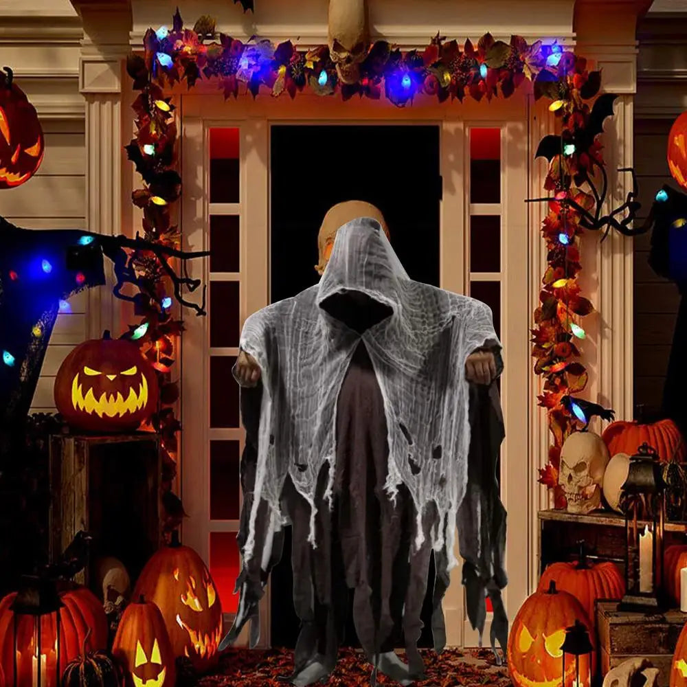 Halloween Cape Unisex Halloween Ghost Dementors Cosplay Costume Horror Dress Up Cape Halloween Horror Costume Cloaks Props