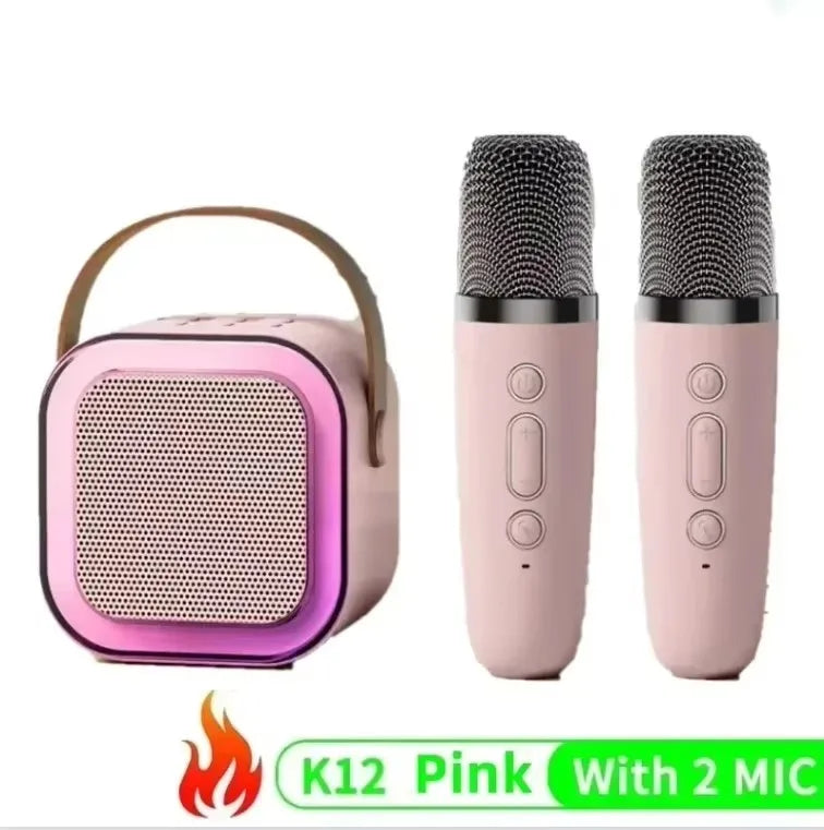 Haut-parleur de karaoké sans fil Bluetooth chantant microphone haut-parleur microphone maison famille ktv téléphone portable intégré portable