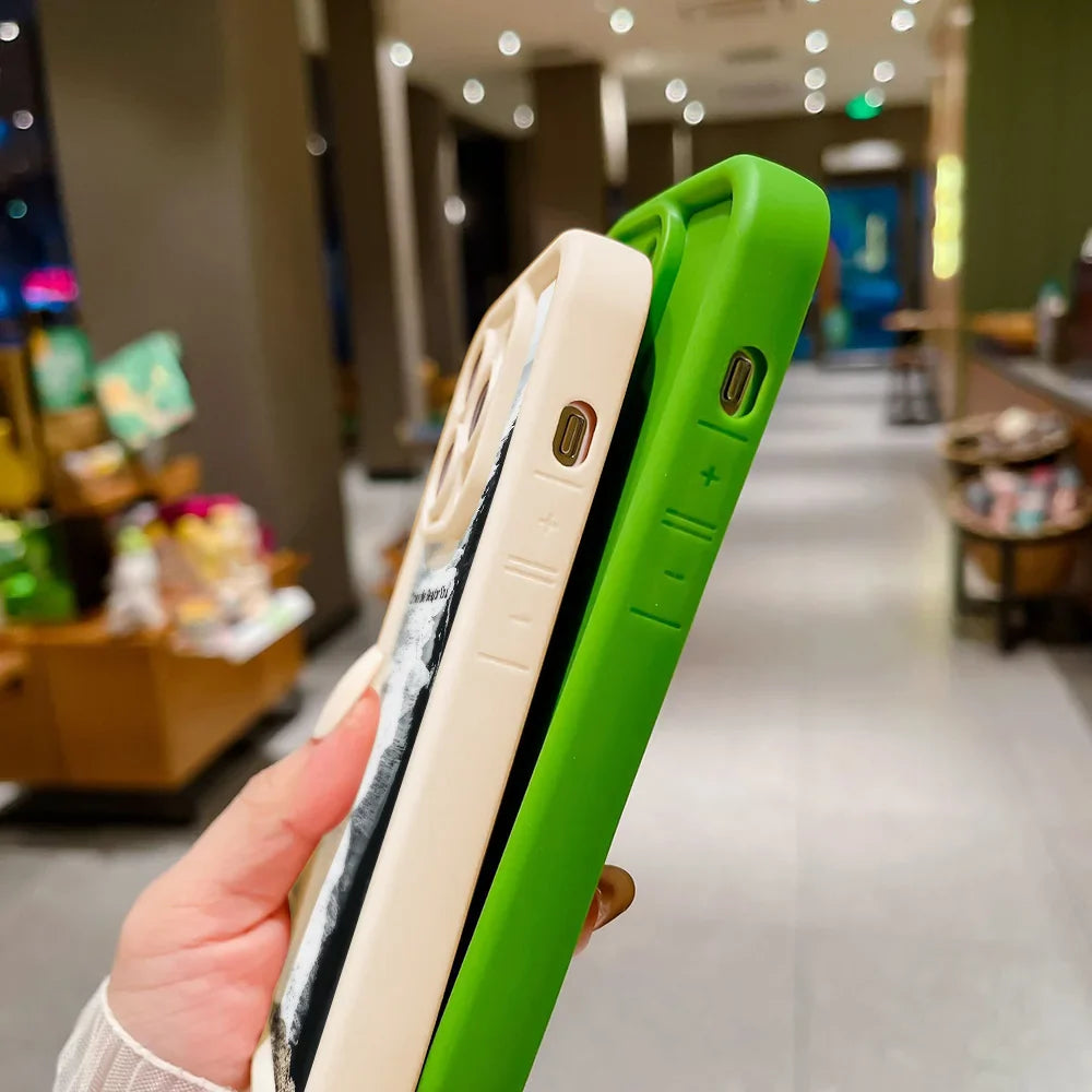 Funda para teléfono con arte de pintura al óleo