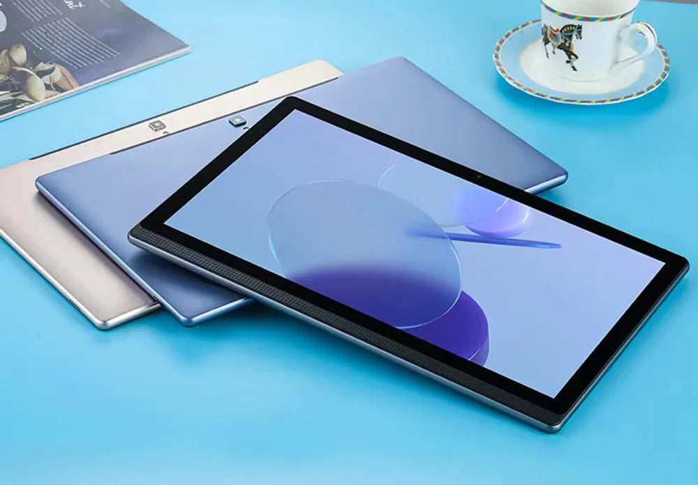 Tablette 14,1 pouces, version mondiale, non ouverte, Android 2025, 12 Go + 256 Go, 1920 x 1080, appels 4G, Wi-Fi 5G, 10 000 mAh