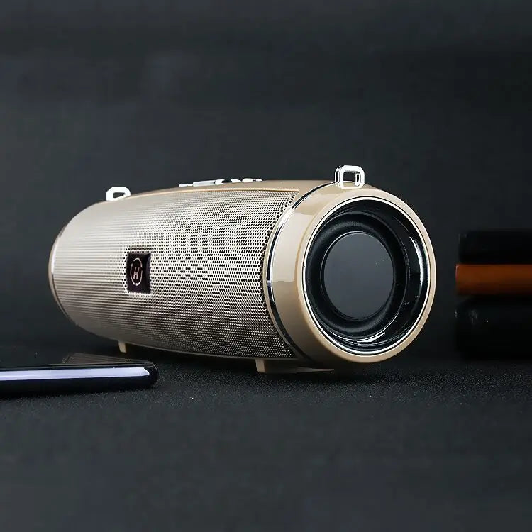 Enceinte Bluetooth portable sans fil 200 W, caisson de basses haute puissance, étanche, avec radio FM, port USB et carte TF.