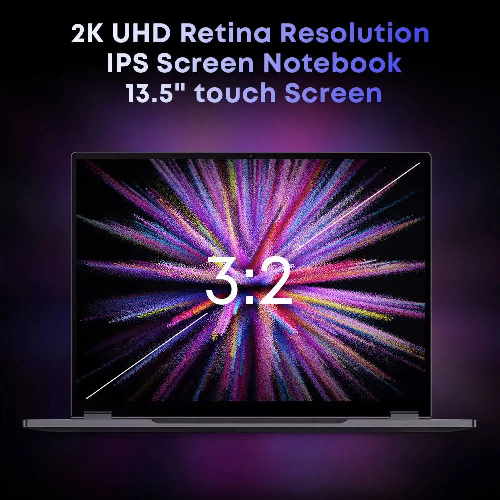 CHUWI FreeBook Laptop i3-1215U / N100 Processor 13.5" IPS Screen 2 In 1 Laptop Tablet PC 12GB RAM 512GB SSD Support Stylus - Lootquake