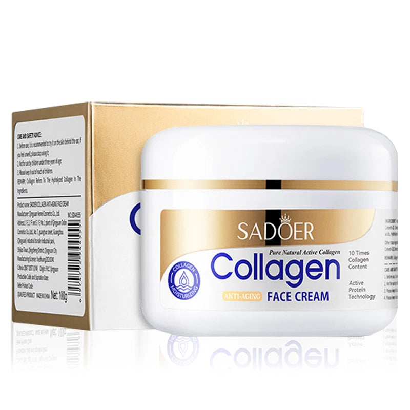 Crema facial reafirmante con colágeno SADOER sknicare Cremas faciales hidratantes Crema facial Productos de belleza para el cuidado de la piel del rostro