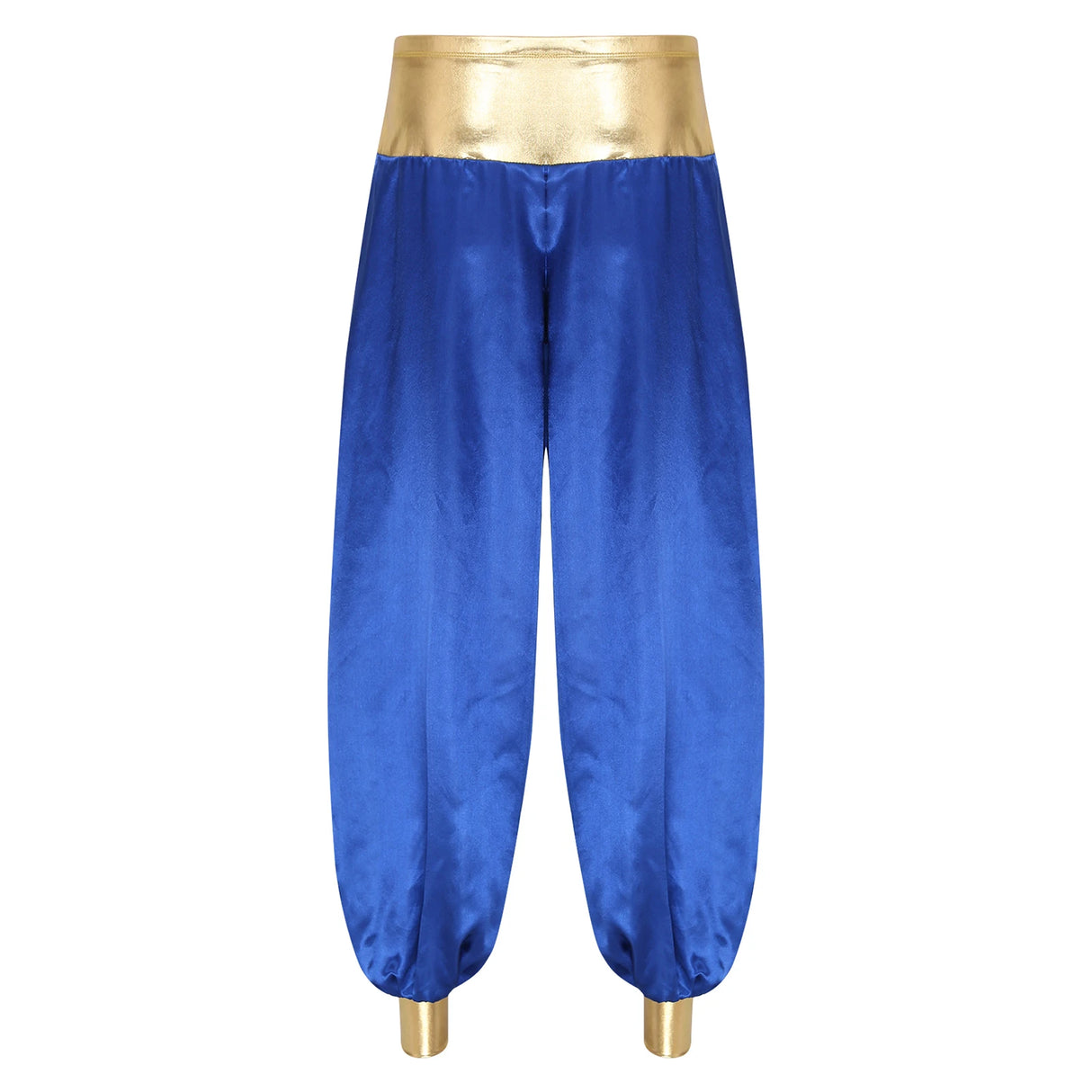 Halloween Men Arabian Indian Prince Cosplay Costume Stain Shiny Harem Trousers Arab Costume Carnival Dress Up Lantern Long Pants