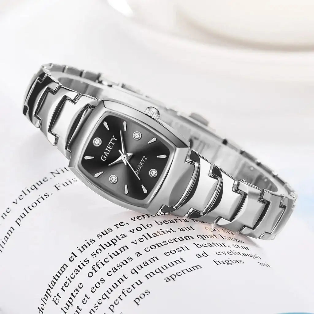 2024 Ladies Fashion Casual Quartz Watch Women Business Stainless Steel Strap Watch Women's Watch Clock Leisure Reloj Mujer - Lootquake