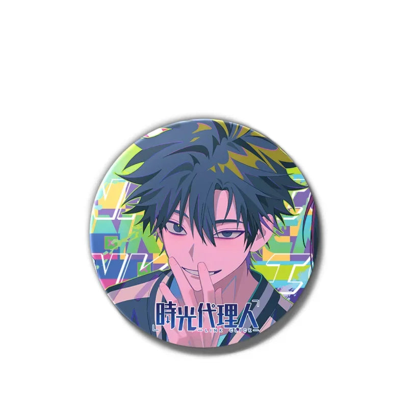 Anime Link Click Charles Lucas Jo Brooch Pin Badges Pins Cosplay Metal Brooches for Women Bag Accesorios Jewelry Fans Gifts - Lootquake