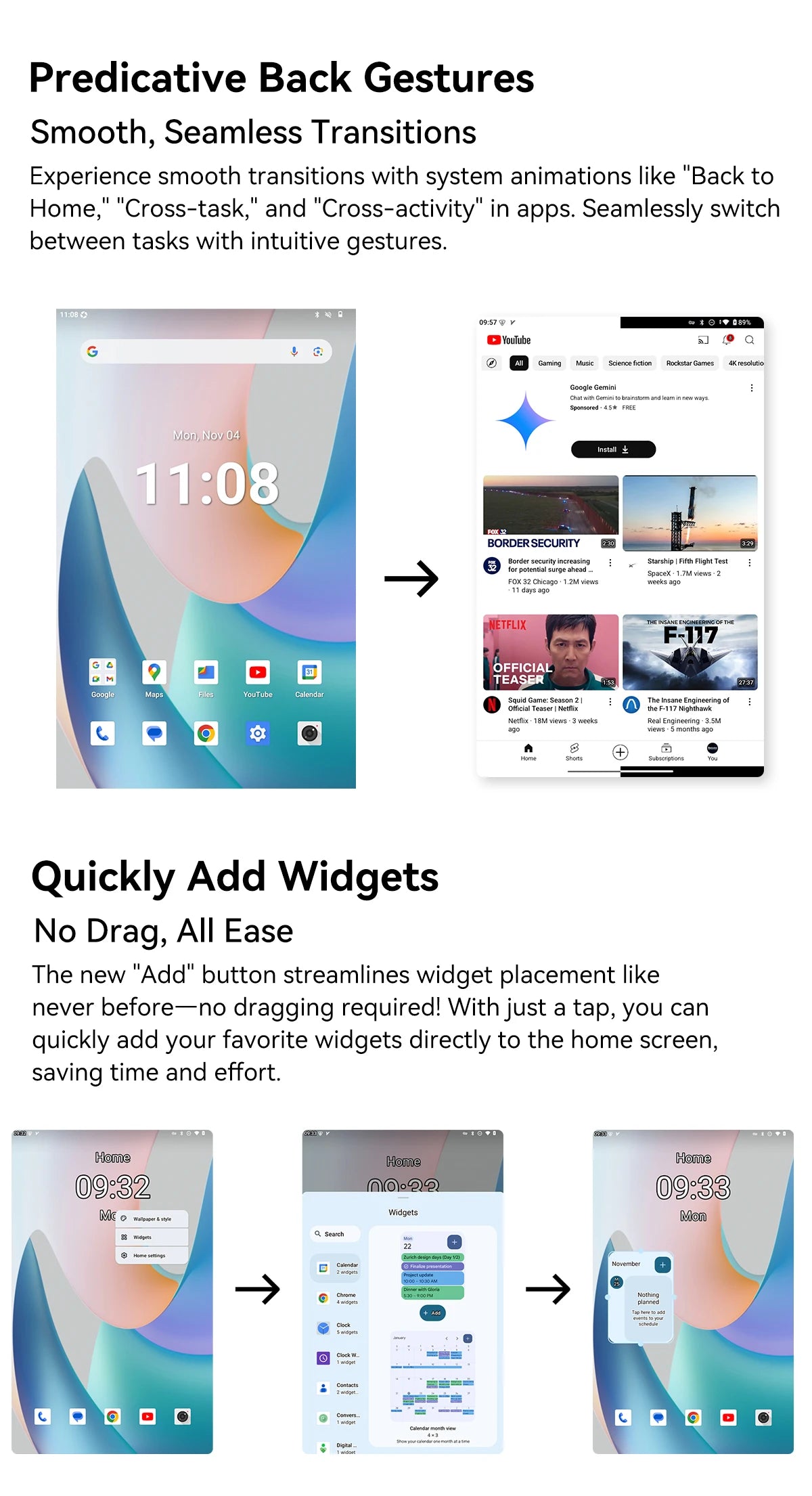 Tablettes Blackview MEGA 2 12 pouces 2K écran Widevine L1 24 Go (8 + 16) Android 15 256 Go 9000 mAh AI caméra principale Pad PC