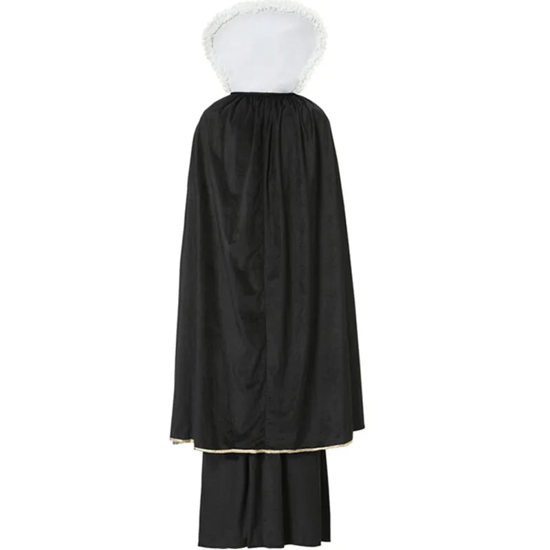 Halloween European Royal Retro Court King Queen Couple Cosplay Costume Christmas Medieval Renaissance Aristocratic Fancy Gown