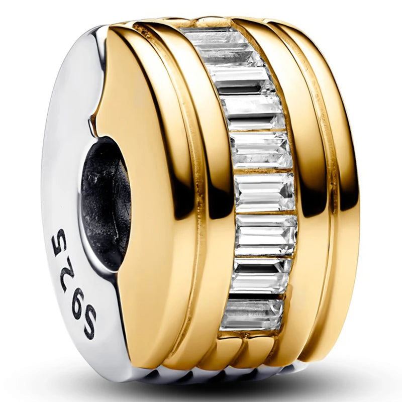 925 Silver Valentine's Day Snake Year Series Pendant Suitable for 925 Sterling Silver Original Women's Bracelet DIY Jewelry Gift - Lootquake