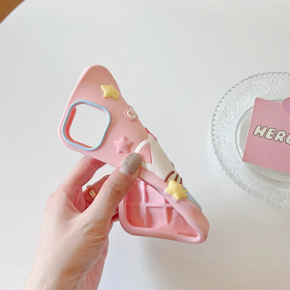 Funda de silicona para teléfono con dibujos de Hello Kitty