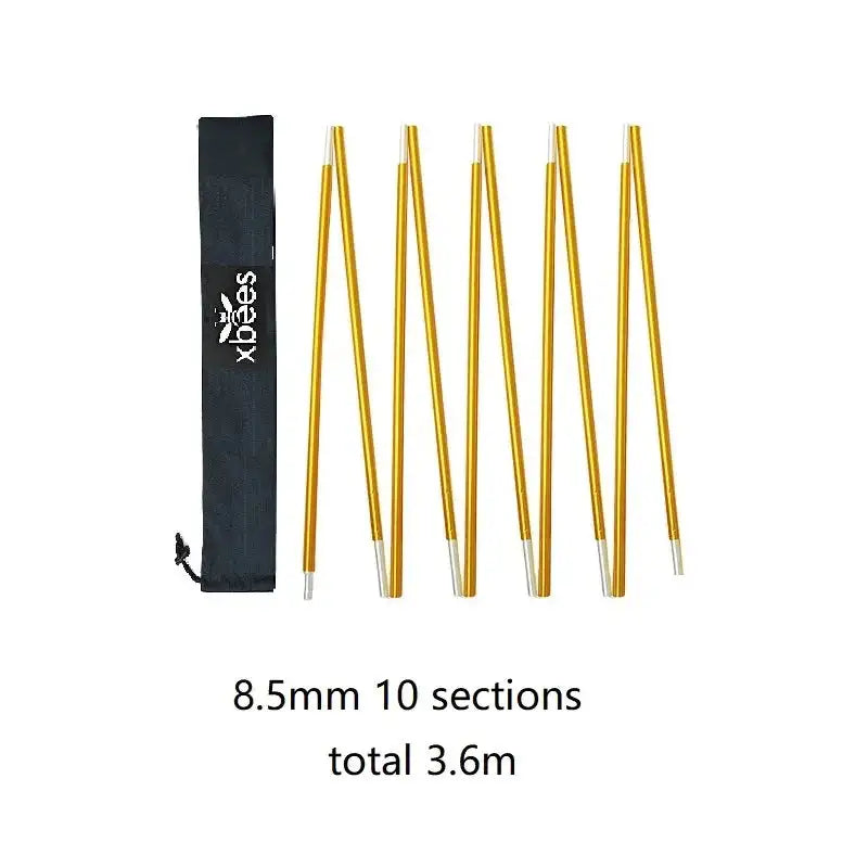 Camping Alloy Tent Poles DIY Tent Rod Skeleton 8.5mm 9.5mm 11mm - Lootquake