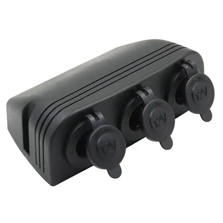 3 In 1 Tent Type 12-24V Cigarette Lighter Power Sockets Combination Automotive Accessory Outlet for Car Rv Truck Marine Boat - Lootquake