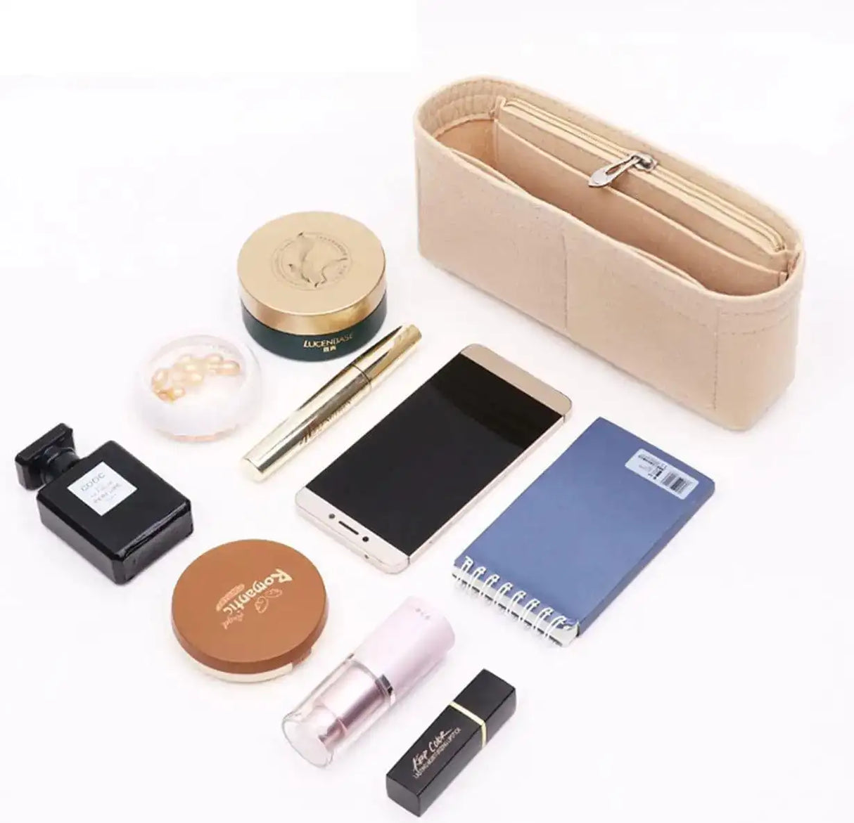 Felt Insert Bag Organizer Bag In Bag For Handbag Purse Organizer for Longchamp Mini Shoulder Bag - Lootquake