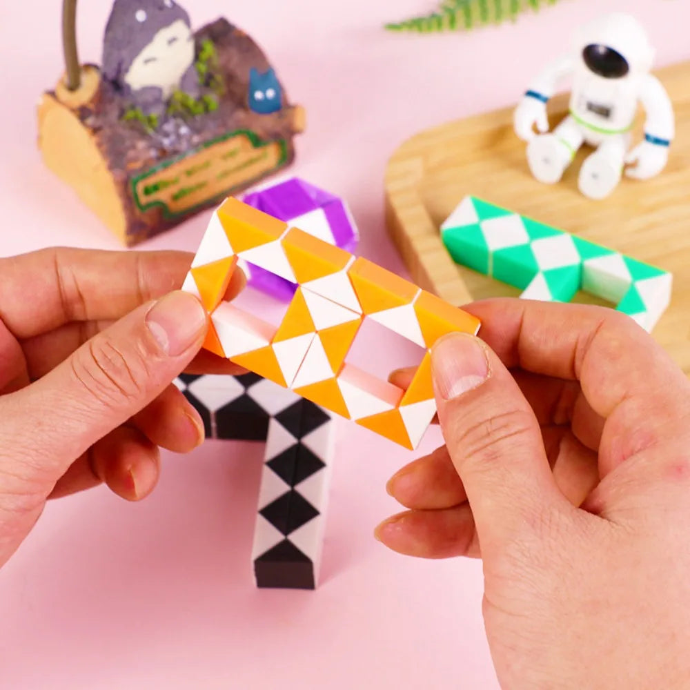 12/24/36 Pcs Fun 24-Segment Folding Variety Puzzle Kids Birthday Wedding Party Guest Gift Easter Pinata Filler New Year’s Gift - Lootquake