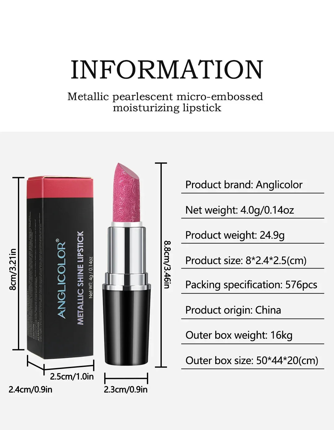 Fine Glitter Lipstick, Quicksand Gold Lipstick Non-sticky Non-fading Lipstick Pearlescent Long-lasting Silky Mermaid Lipstick