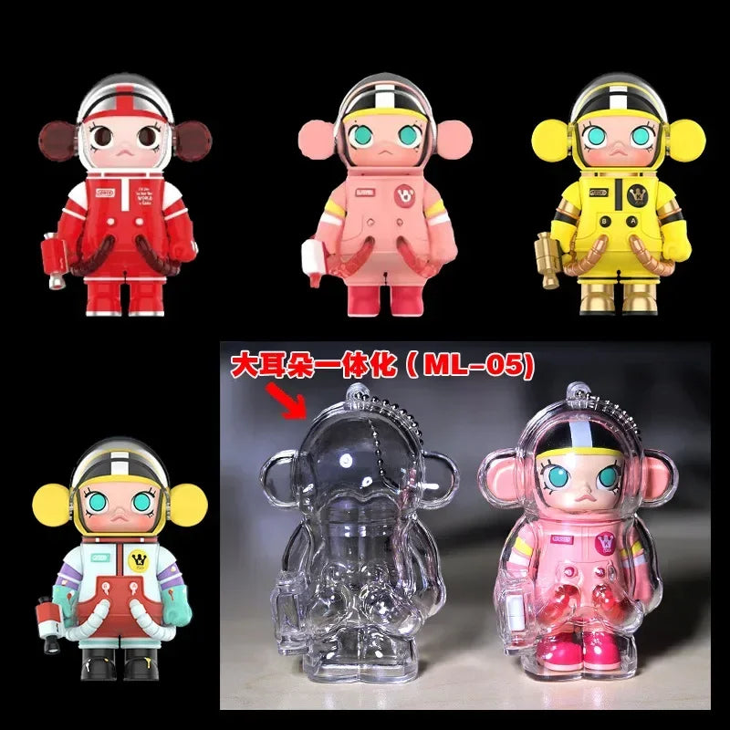 1pc Display Bag Case for molly100% 3rd generation transparent protective shell dust proof Dolls Storage Box no doll - Lootquake