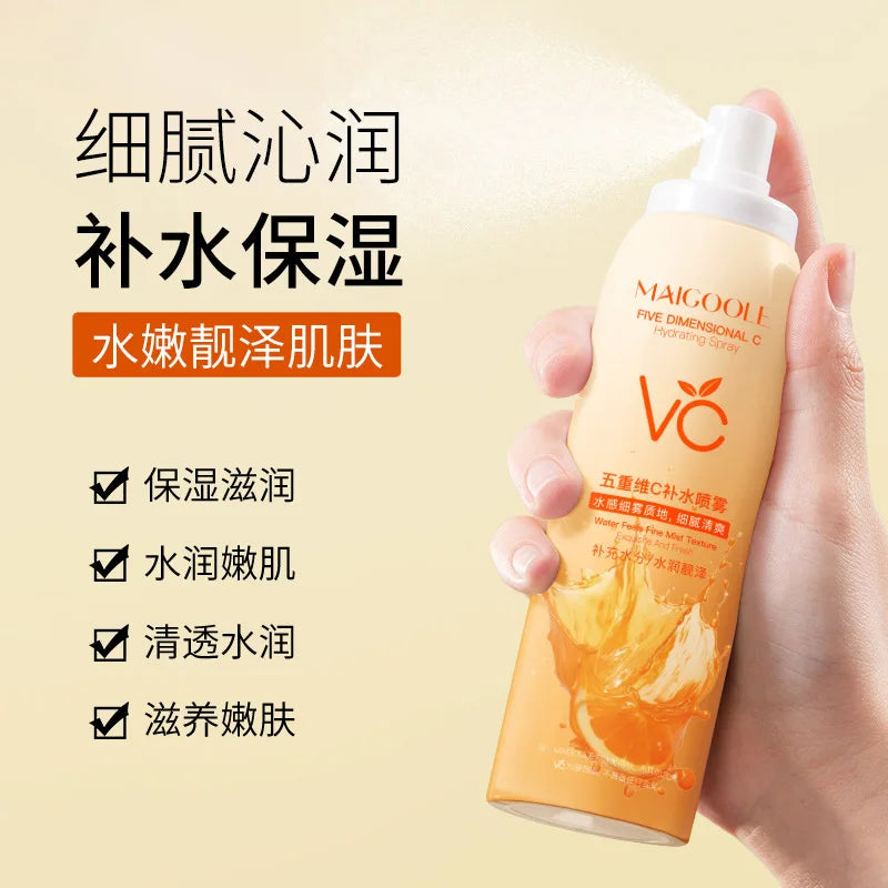Spray hidratante con vitamina C Base de maquillaje refrescante Hidratante calmante Spray hidratante con vitamina C