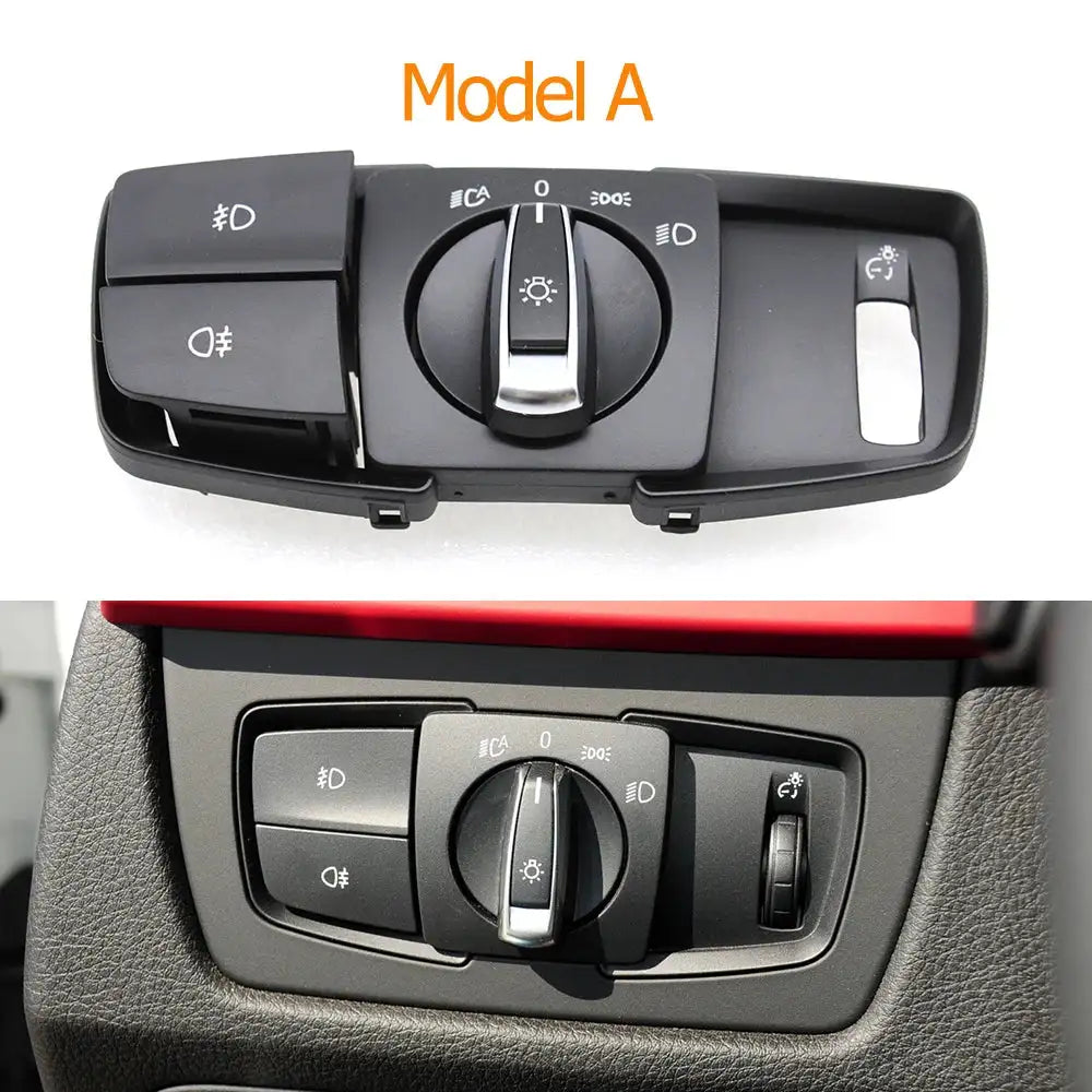 Dashboard Headlamp Headlight Switch Rotary Button Cover Panel Replacement For BMW 1 2 3 4 Series F20 F21 F22 F23 F30 F34 F32 F36 - Lootquake
