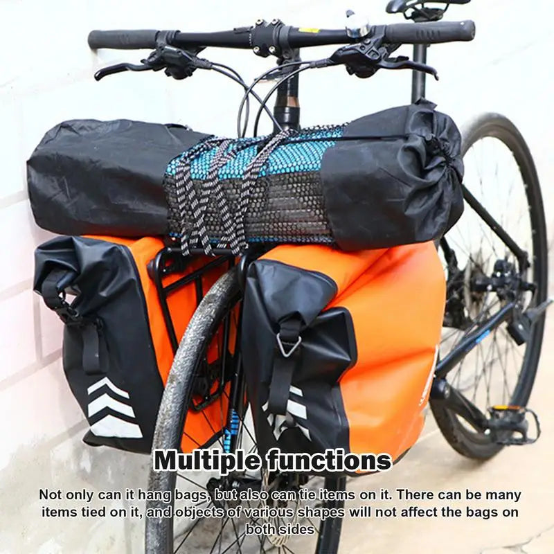 Cycling Cargo Rack Luggage Touring Carrier Racks Front Pannier Rack for Cycling Equipment Stand Footstock for Enhanced Stability