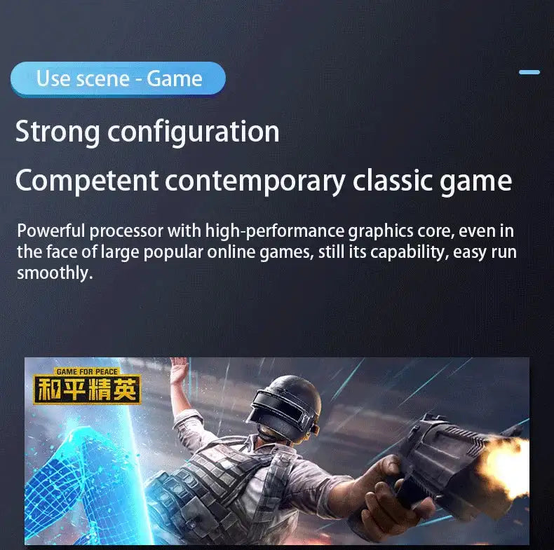 2024 New Ultraslim Dedicated Gaming Laptop 15.6 Inch Intel Core i7-1260+MX550 4Gvideo NVIDIA RAM Fingerprint office Notebook - Lootquake