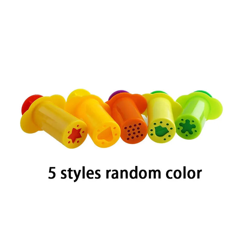 Dough Extruders Plasticine Molds Children DIY Handcraft Toys Accessories Multiple Shapes Model Play Dough Tools Kit Kids Gifts - Lootquake