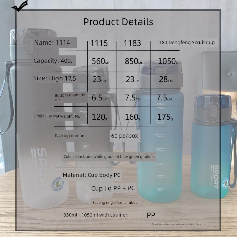 Casino Frosted Sports Water Cup Plastic Handy Cup Men and Women Creativity Portable Student Kettle with Lid Sports Bottle