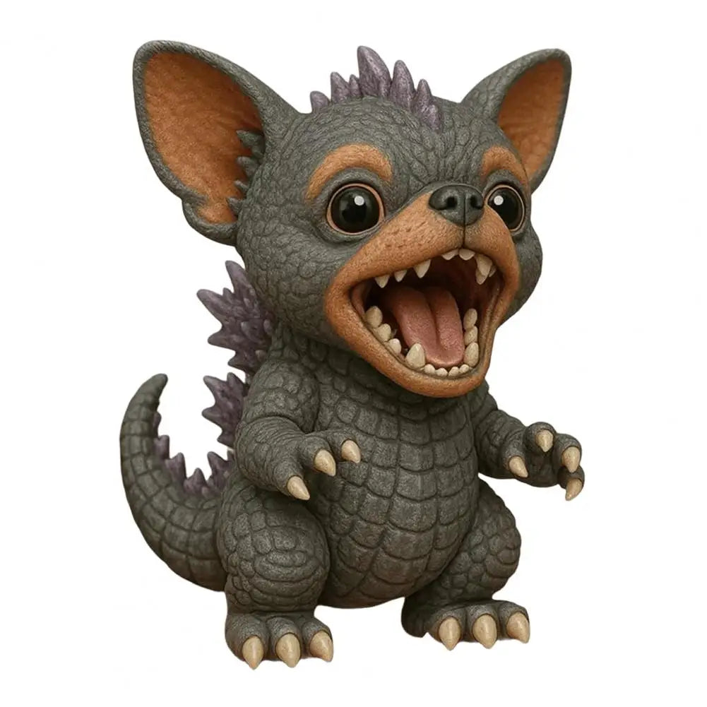 Handmade Dog Sculpture Handmade Resin Dog Figurines for Home Office Decor Collectible Puppy for Pet Unique Home Decoration