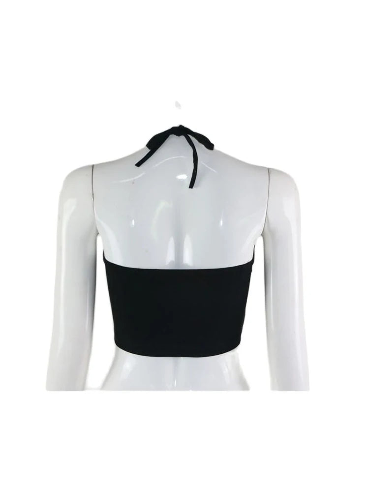 Summer Sexy Women Camis Cropped Clothes Bra Crop Top Crop Feminino Funny Letter I Have No Tits Strapless Tops 100% Cotton - Lootquake