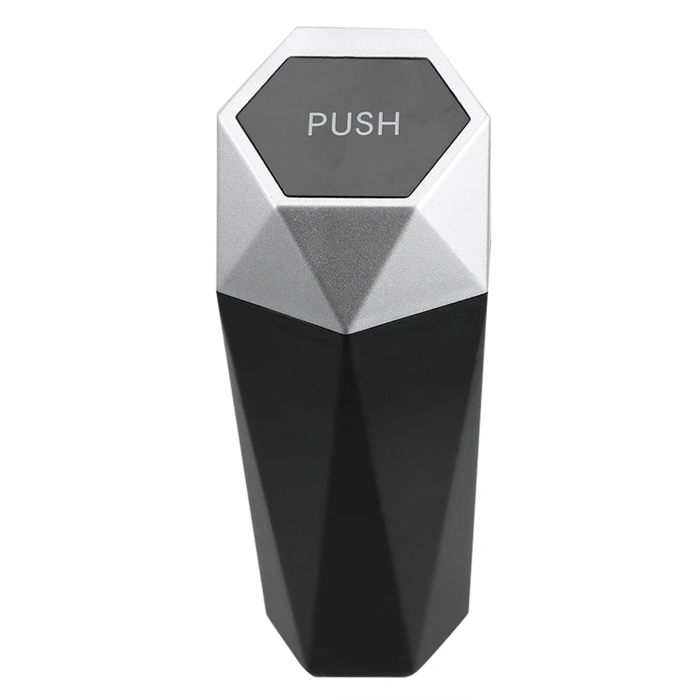 Car Trash Can Mini Garbage Bin Portable Car Dustbin with Lid Leak-proof Auto Trash Bin for Automotive Car Home Bedroom Office