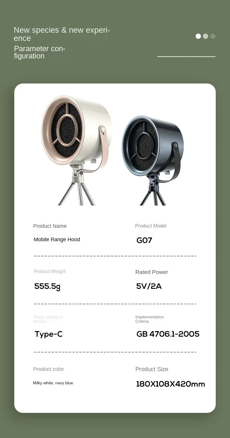 Hottes de cuisine de bureau USB, ventilateur d'extraction portable alimenté par USB, petite hotte de cuisine, extracteur de barbecue, grande hotte aspirante