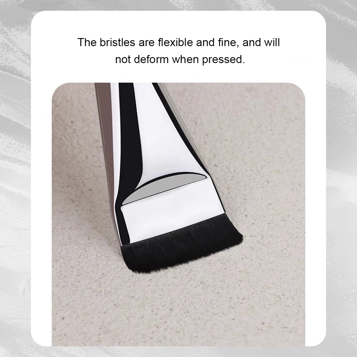 1/3 PCS Flat-head Foundation Brush Ultra-thin Brush Head Traceless Foundation Makeup Brush Cosmetic Tools