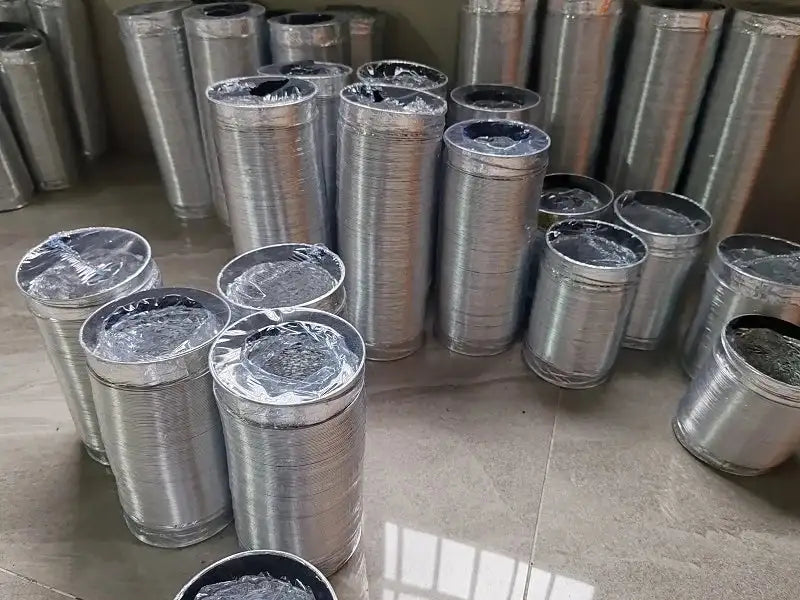 ∅150mm Double Layer Aluminum Foil Pipe Flexible Ventilation Duct for Kitchen Bathroom Extractor Dryer Fan Grow Tent 1.5m-6m - Lootquake