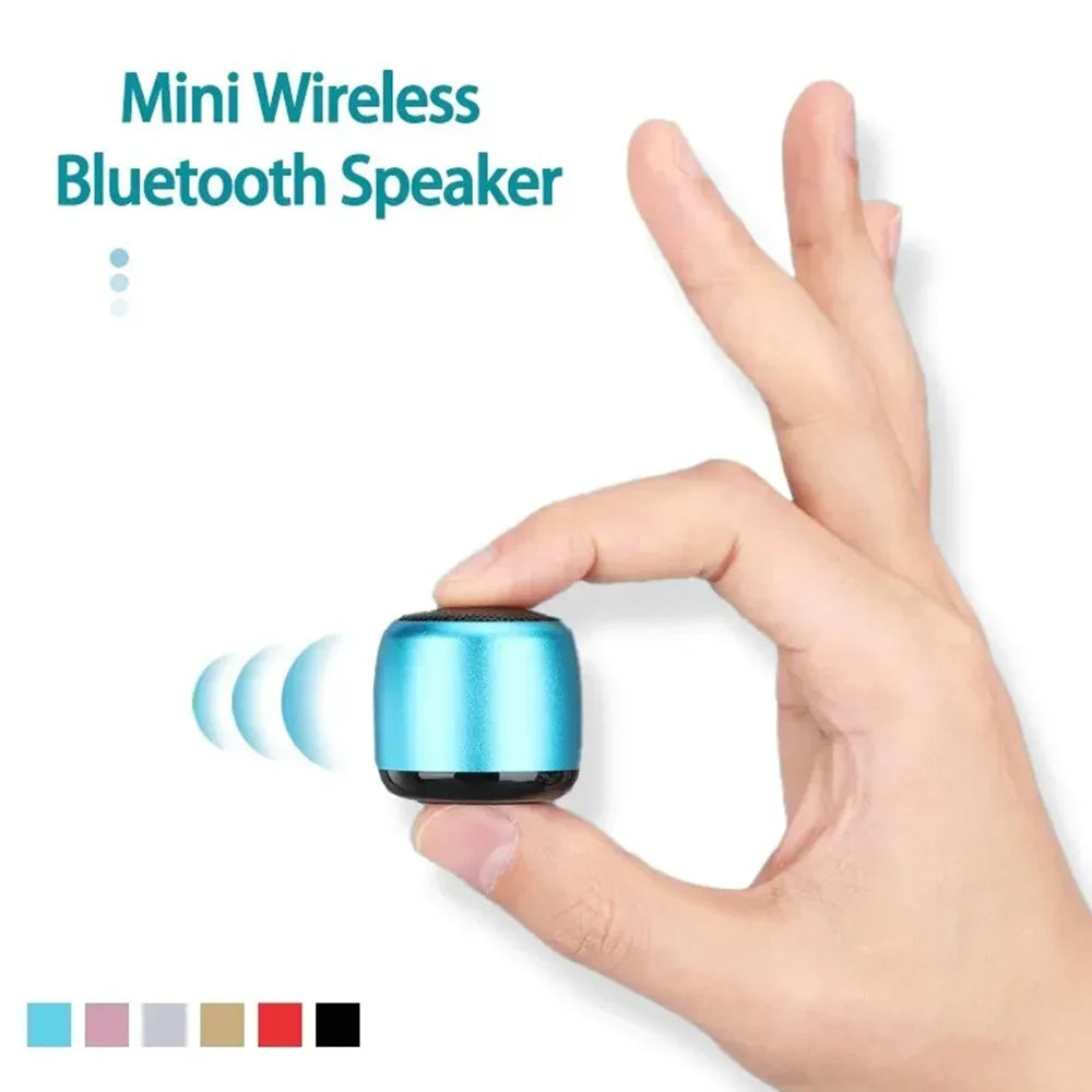 Mini altavoz Bluetooth 3D HIFI estéreo envolvente altavoz inalámbrico reproductor de música altavoz USB portátil para exteriores micrófono incorporado