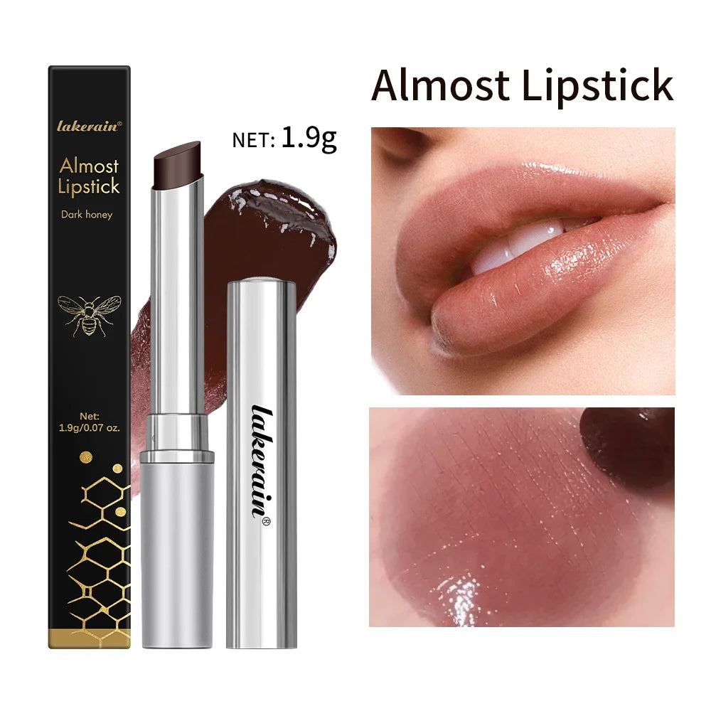Lápiz labial de miel negra, hidratante de larga duración, voluminizador de labios natural, maquillaje, brillo voluminizador de labios, cosméticos, exfoliante para labios.