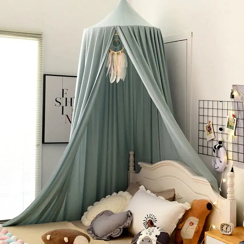 Kids Mosquito Net Baby Crib Curtain Hanging Tent Bed Decor Girl Princess Hanging Bed Canopy Living Corner Play Reading NookDecor - Lootquake