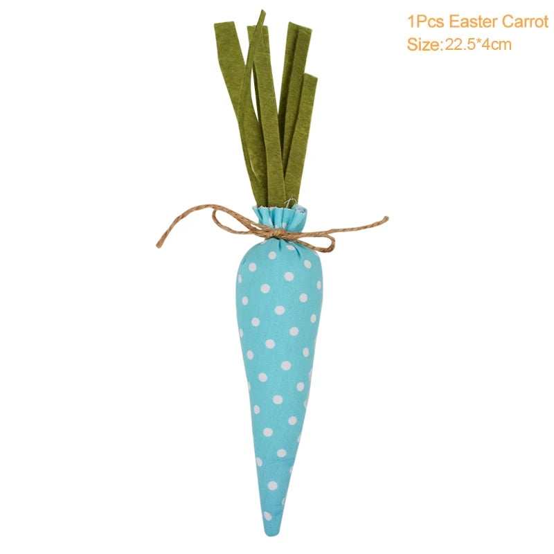 3/1pcs Nov Woven Easter Carrots Ornaments Hanging Pendant for Easter Home Decorations Supplies 2023 Kids Easter Favors Gifts Toy - Lootquake