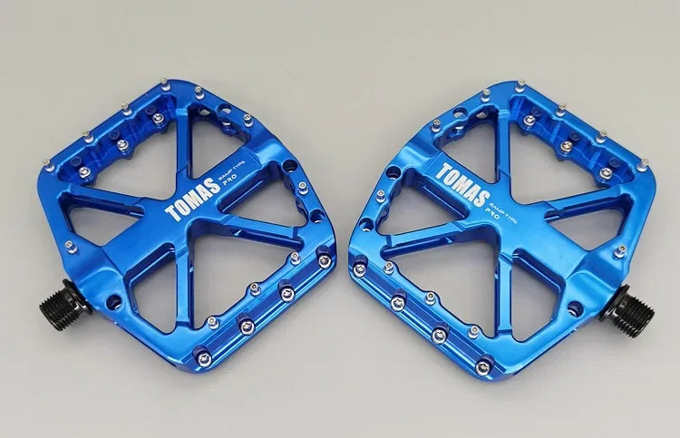 2025 New Bike Pedals MTB Mountain Road Flat Non-slip CNC 3 Sealed Bearings Green Bicycle Pedals Route Cycling Accessories