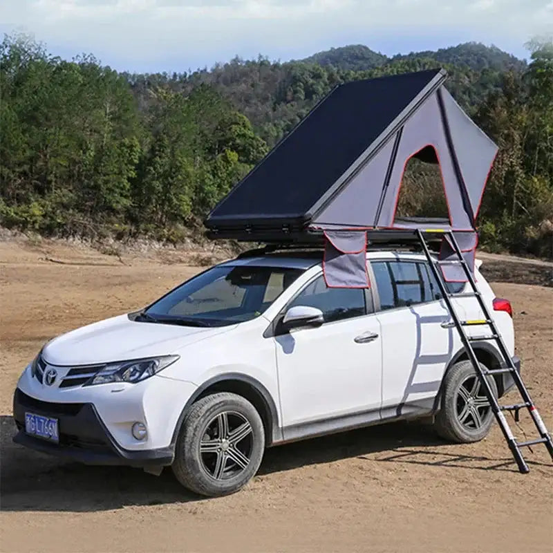 Hot Selling Cheap Traveling Waterproof Hard Shell Camp Outdoor Car Roof Top Tent with Aluminum Frame - Lootquake