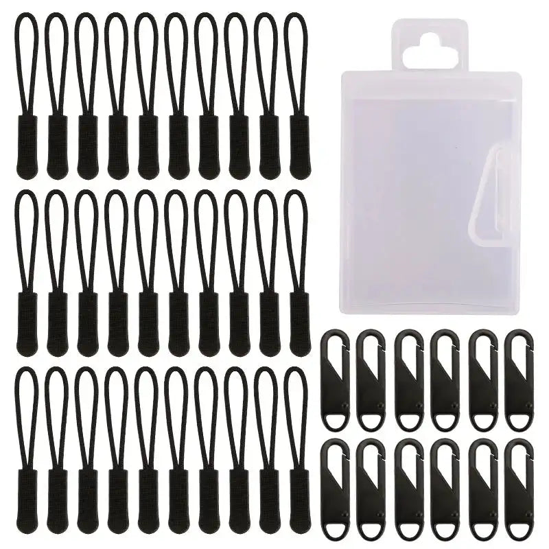 10/11/20/21Pcs Replacement Zipper Pulls Cord Extender for Backpacks Jackets Luggage Purses Handbags - Lootquake