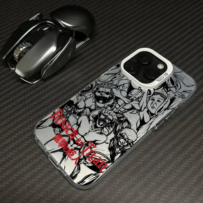 Funda para teléfono con diseño de monstruo de Attack on Titan