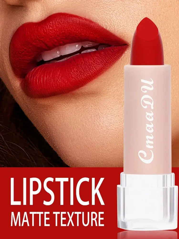 Juego de 5 labiales mate, brillo de labios hidratante, duradero, maquillaje fácil, tonos clásicos de moda para citas diarias, regalo exquisito.