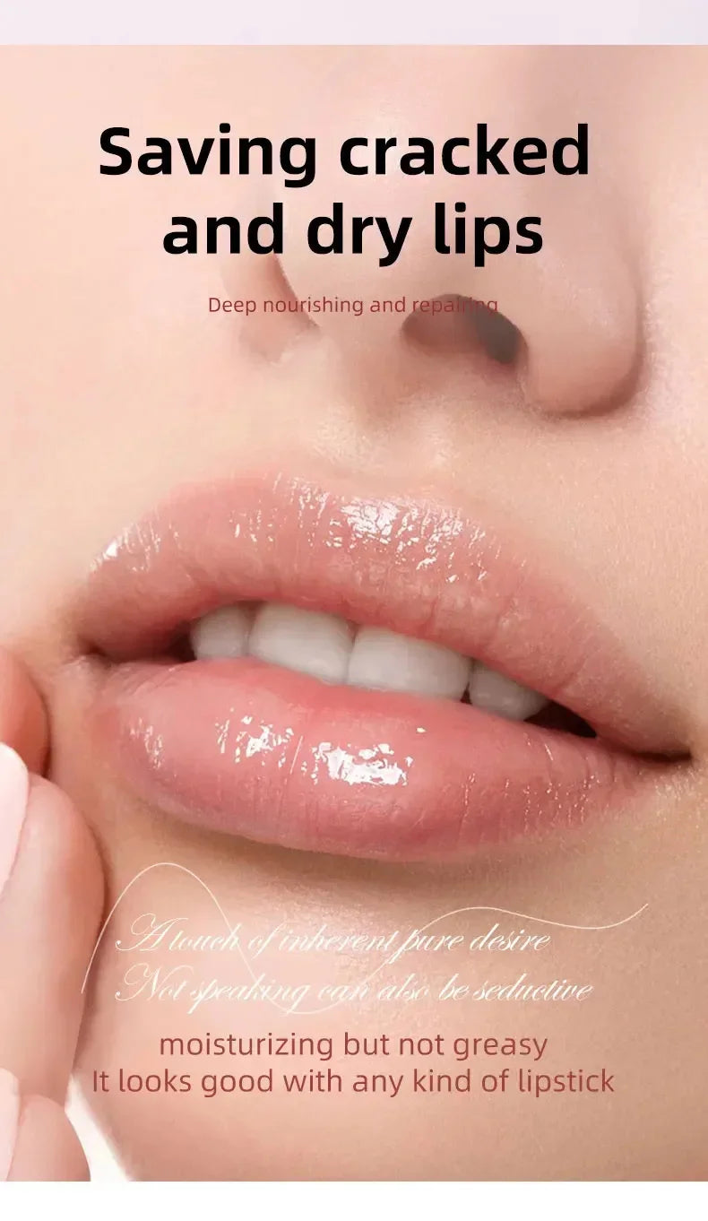 Bálsamo labial hidratante voluminizador, aceite labial original, brillo labial, cuidado de los labios, beneficio para los labios, aceite exfoliante rosa voluminizador.