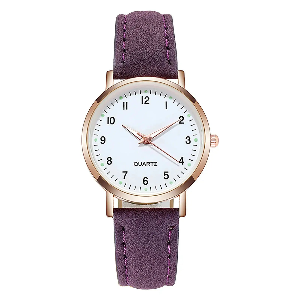 Reloj Mujer Fashion Watch For Women Leather Belt Watches Ladies Luxury Analog Quartz Luminous Wristwatch Clock Relogio Feminino - Lootquake